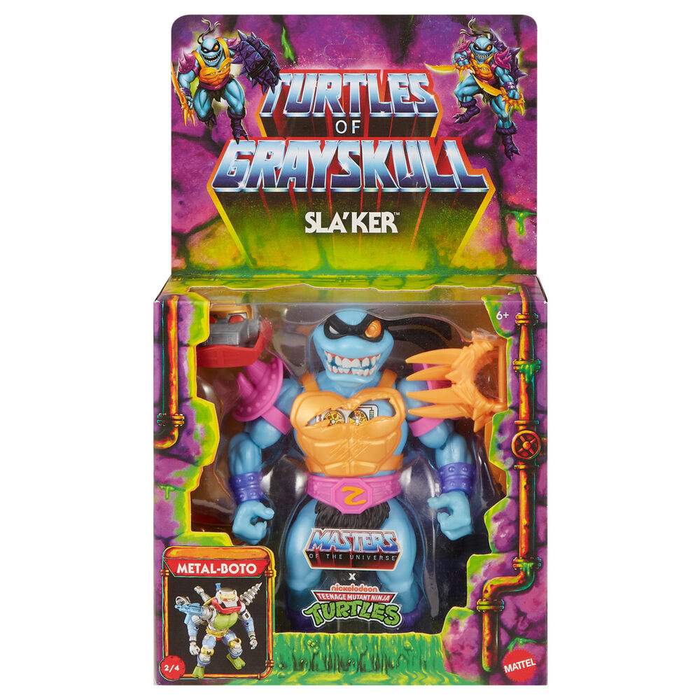 Imagen 2 de Figura Sla'ker Turtles Of Grayskull Masters Of The Universe 14Cm