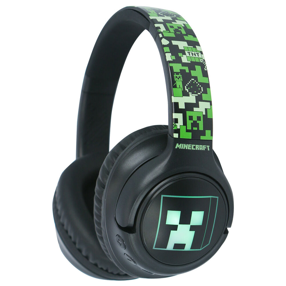 Imagen 1 - Auriculares Inalambricos Led Minecraft