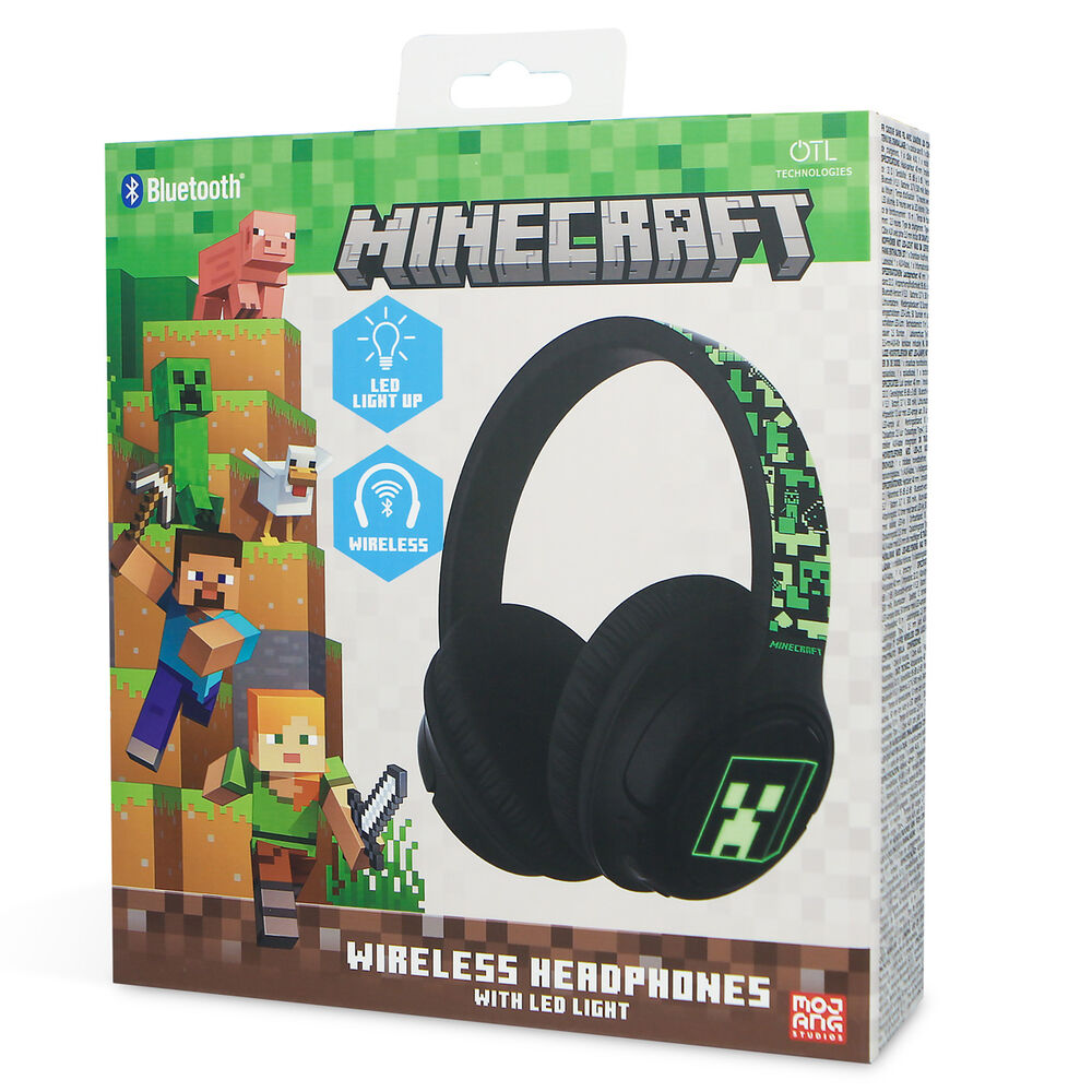 Imagen 3 - Auriculares Inalambricos Led Minecraft