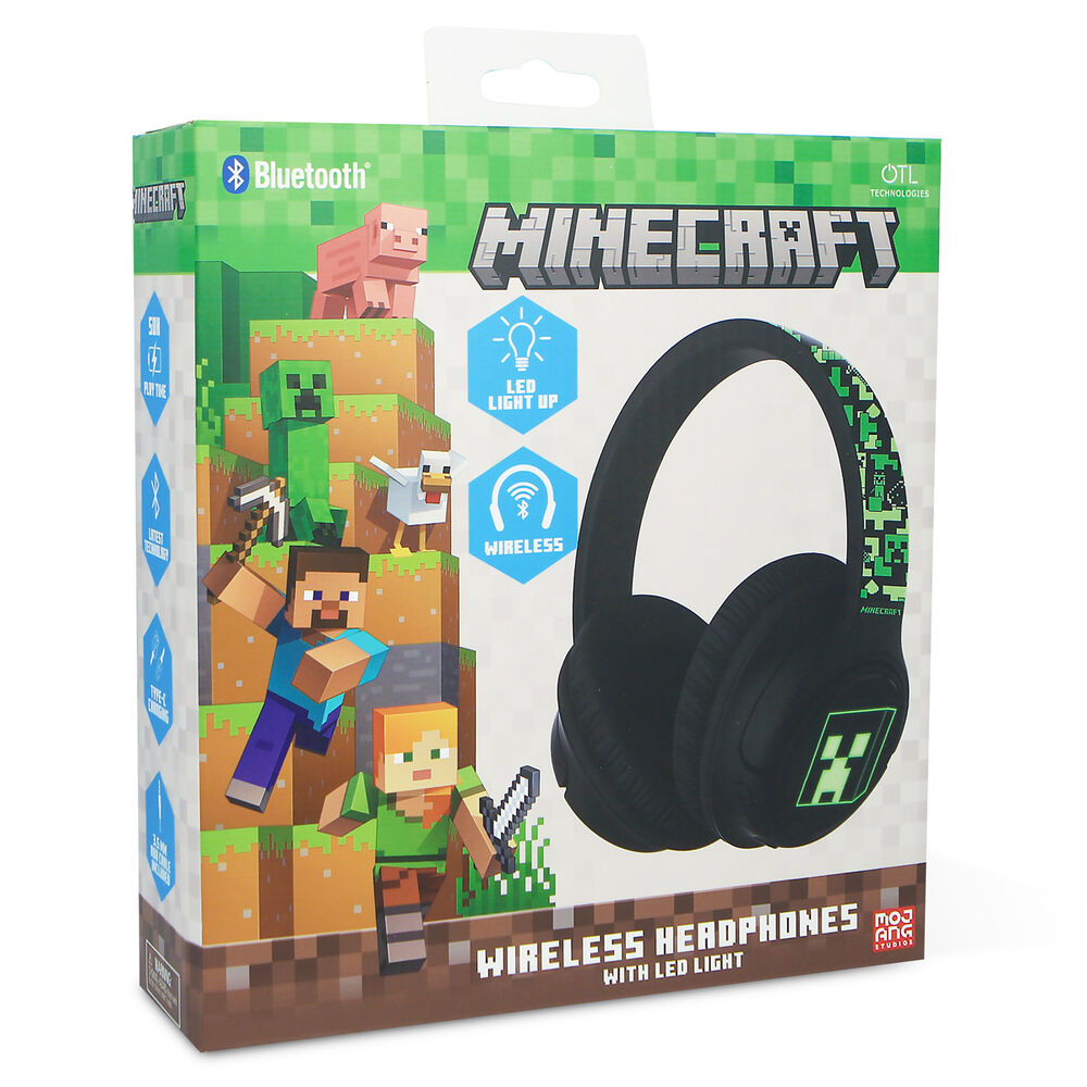 Imagen 9 - Auriculares Inalambricos Led Minecraft
