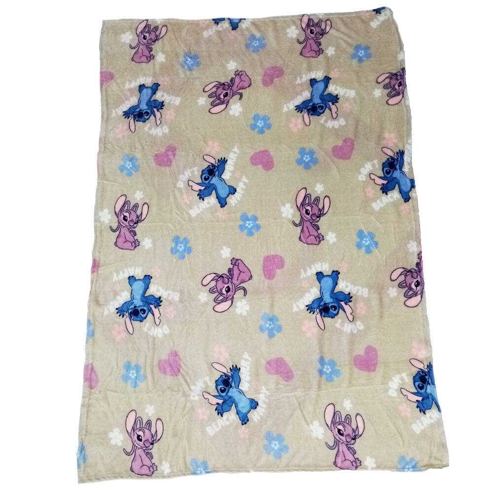 Imagen de Manta Coralina Stitch Disney 110X150cm parte de nuestra colección en Espadas y más, sitio oficial.