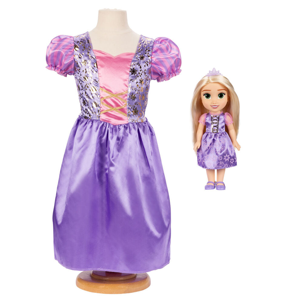 Imagen 2 de Muñeca Rapunzel + Disfraz Disney 38Cm