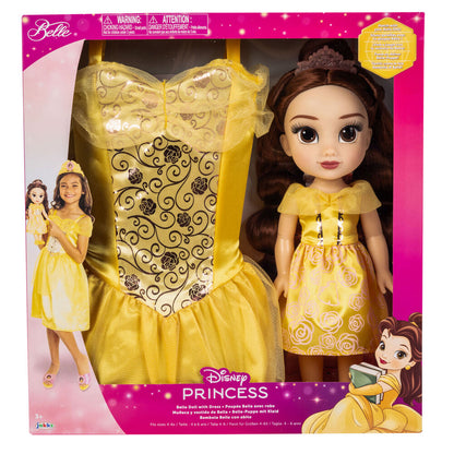 Imagen 1 de Muñeca Bella + Disfraz La Bella Y La Bestia Disney 38Cm