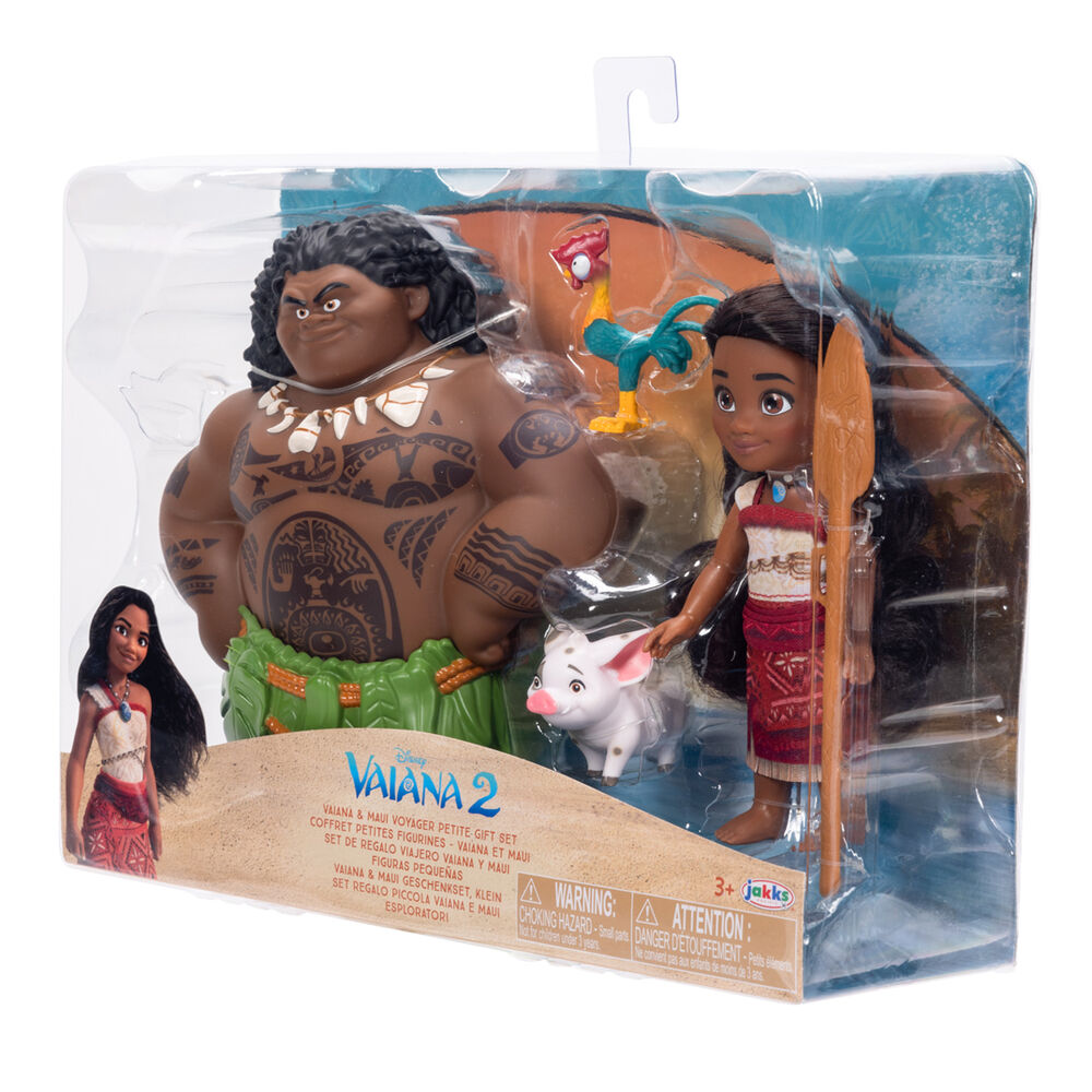 Imagen 2 de Blister Muñeca Vaiana & Maui Vaiana 2 Disney 15Cm