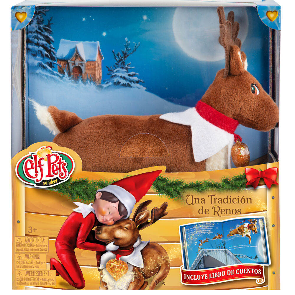 Imagen 2 - Set Cuento + Peluche Reno Elf Pets Español