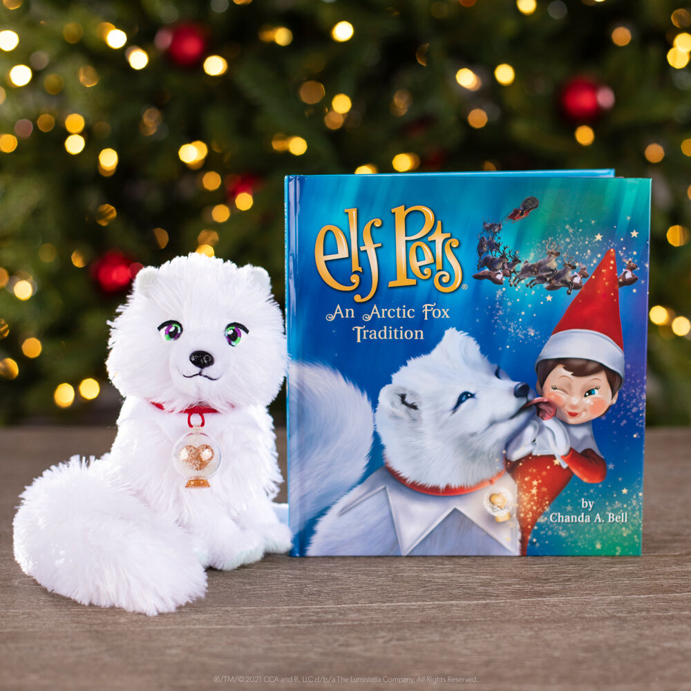 Imagen 5 - Set Cuento + Peluche Zorro Artico Elf Pets Español