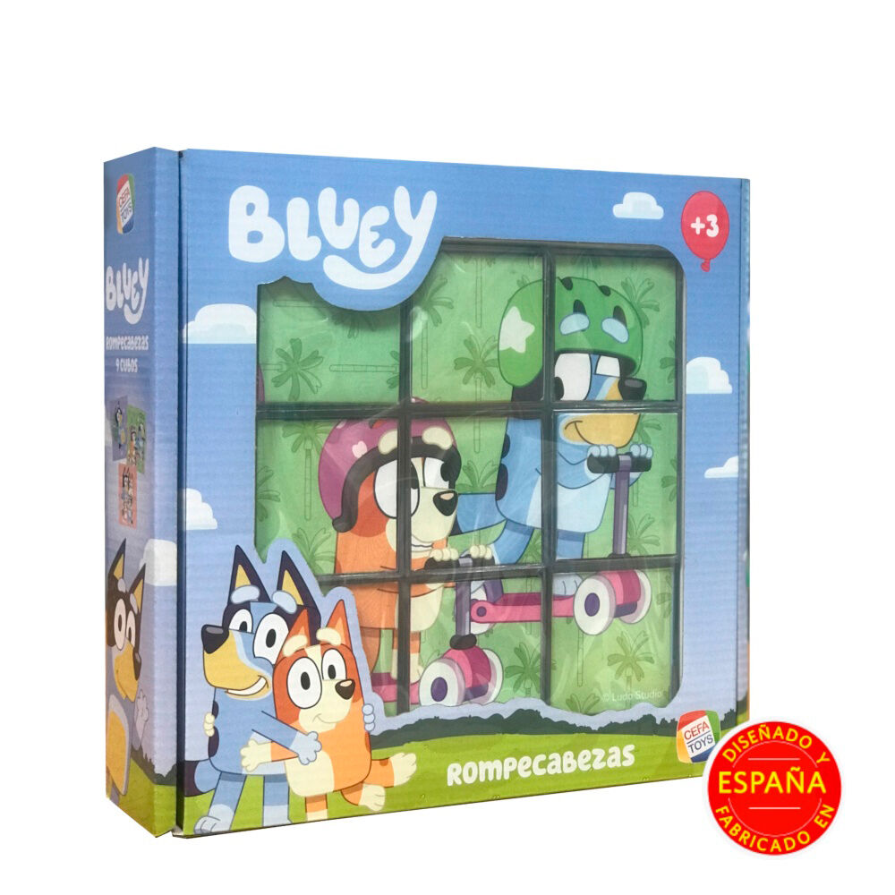 Imagen 2 de Puzzle Rompecabezas Bluey 9Pzs