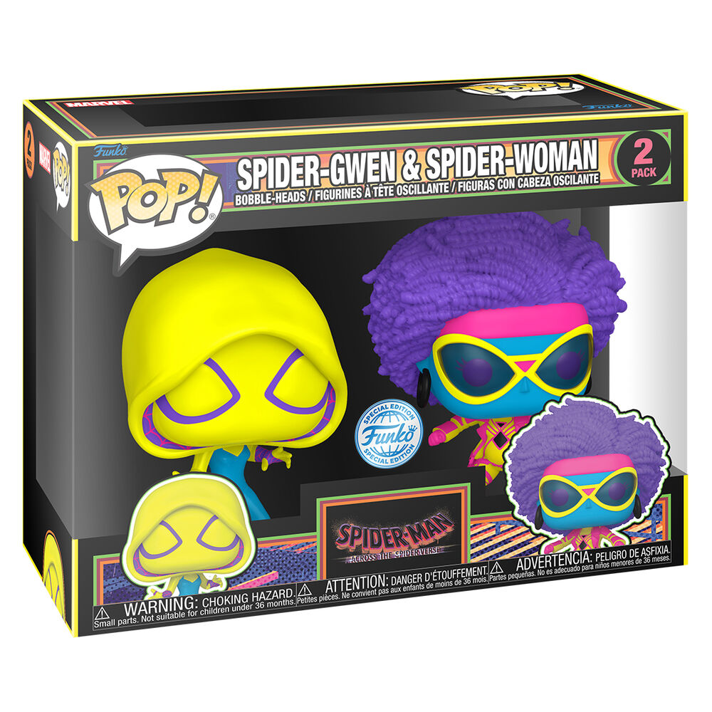 Imagen 2 de Blister 2 Figuras Pop Spider-Man Spider-Gwen & Spider-Woman Exclusive