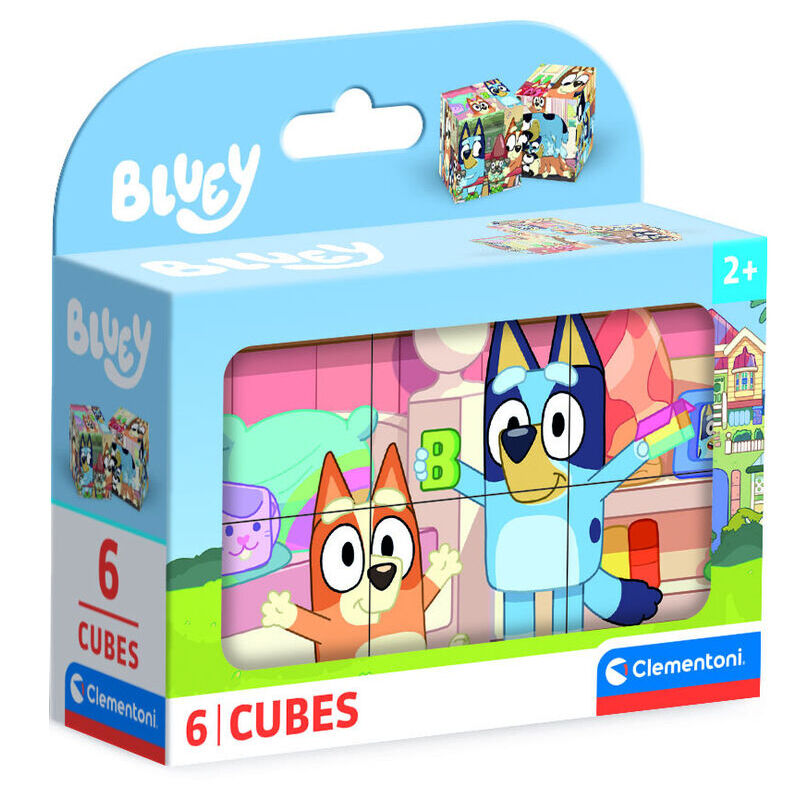Imagen de Puzzle Cubo Bluey 6Pzs parte de nuestra colección en Espadas y más, sitio oficial.