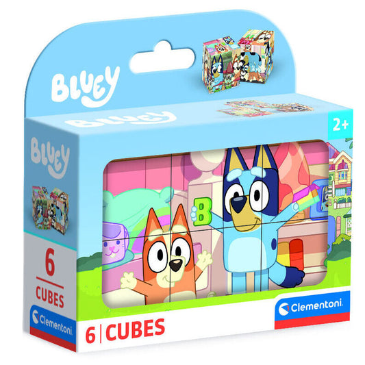 Imagen 1 de Puzzle Cubo Bluey 6Pzs