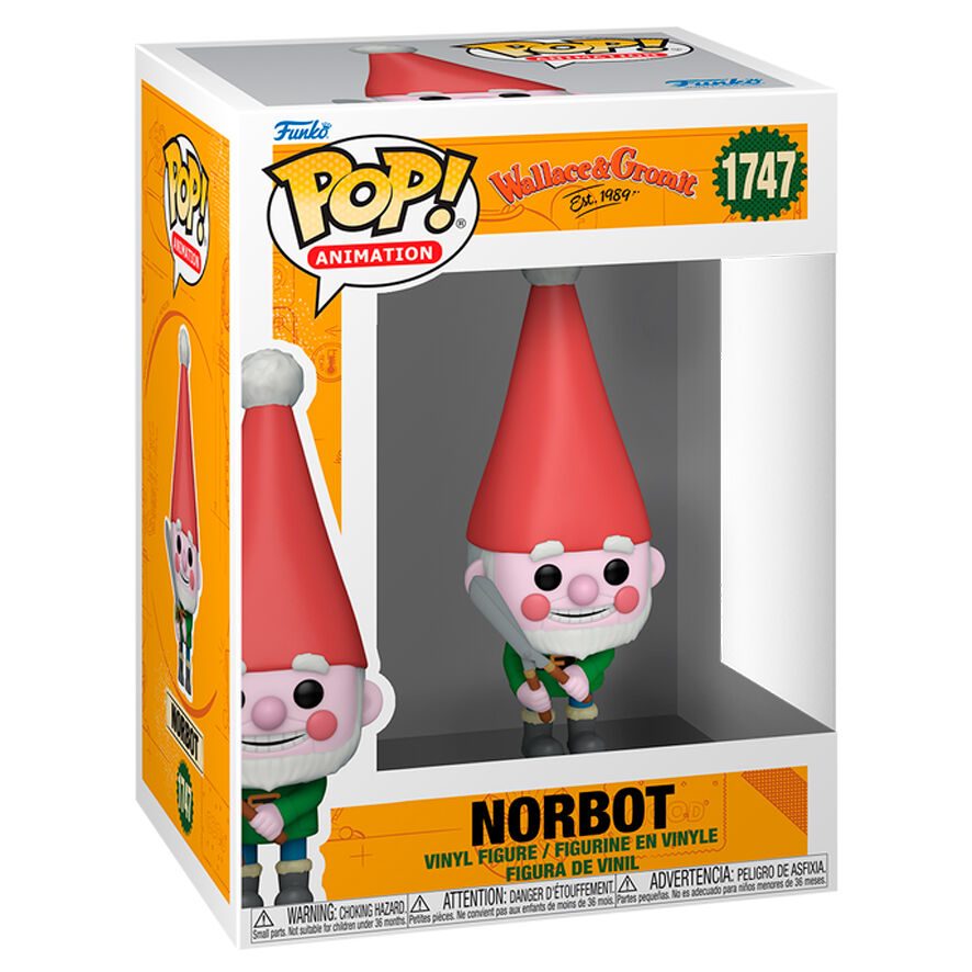 Imagen de Figura Pop Wallace & Gromit Norbot parte de nuestra colección en Espadas y más, sitio oficial.