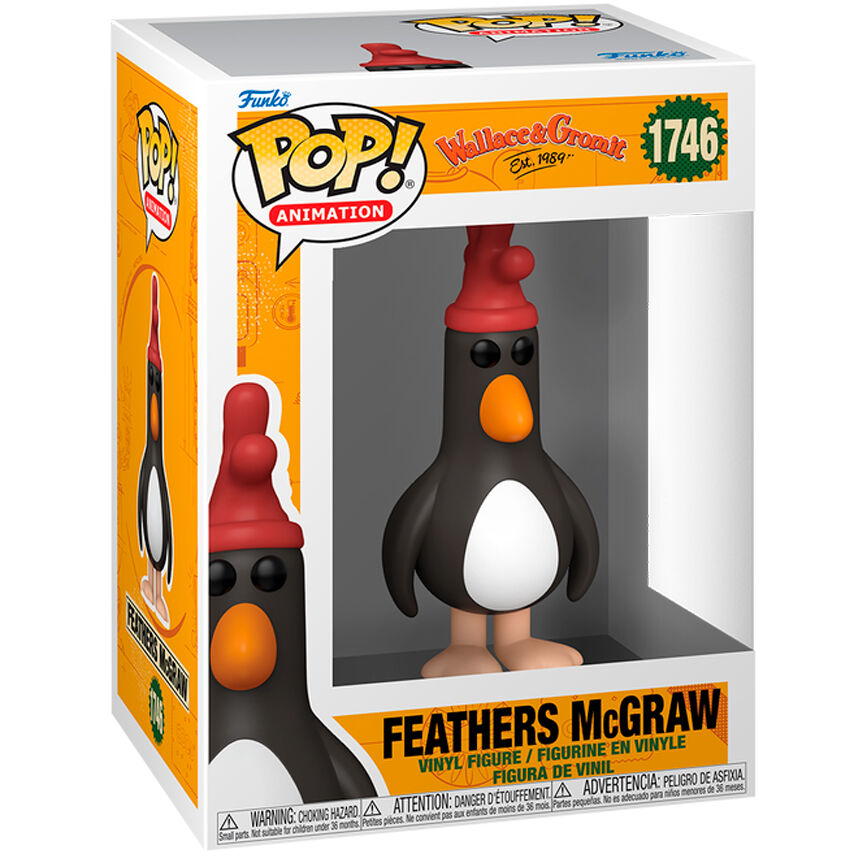 Imagen 1 de Figura Pop Wallace & Gromit Feathers Mcgraw