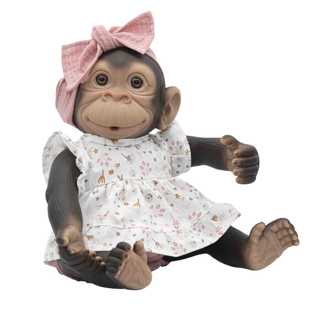 Imagen 1 - Muñeco Bebe Reborn Vestido Rosa