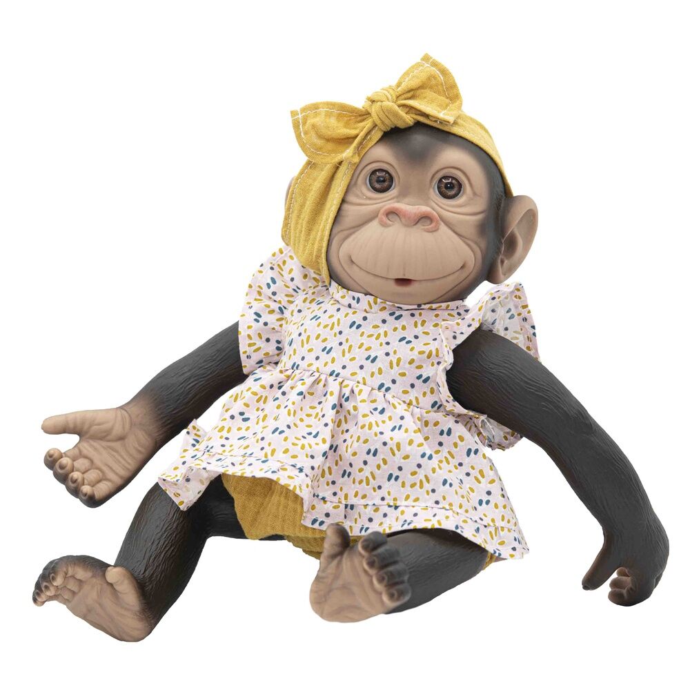 Imagen 1 - Muñeco Bebe Reborn Vestido Amarillo