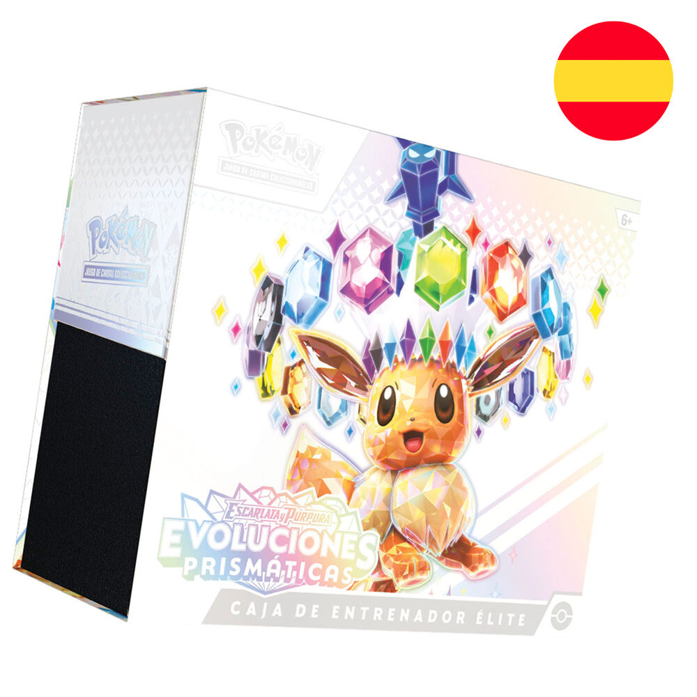 Imagen 1 - Estuche Juego Cartas Coleccionables Evoluciones Prismaticas Pokemon Español