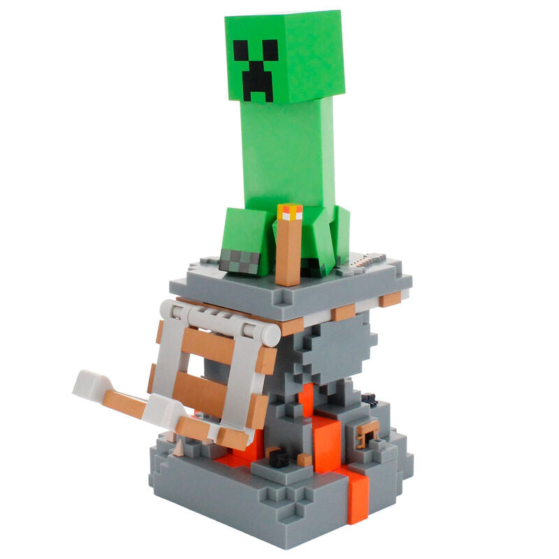 Imagen 2 de Cable Guy Soporte Sujecion Creeper Minecraft 20Cm