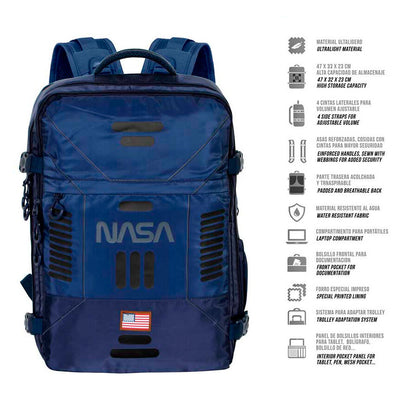 Imagen de Mochila Spaceship Nasa 49Cm parte de nuestra colección en Espadas y más, sitio oficial.