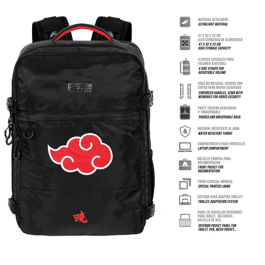 Imagen 2 - Mochila Clouds Naruto Shippuden 49Cm