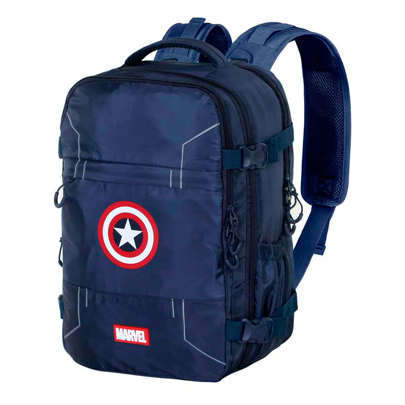 Imagen de Mochila Capitan America Marvel 40Cm parte de nuestra colección en Espadas y más, sitio oficial.