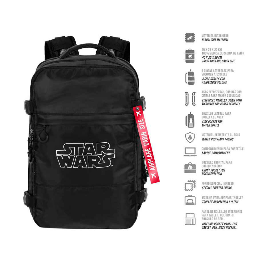 Imagen 2 - Mochila Logo Star Wars 40Cm