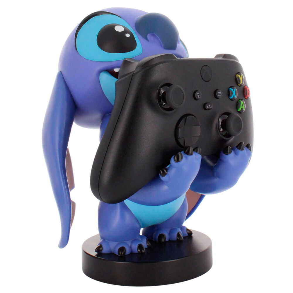 Imagen 1 - Cable Guy Soporte Sujecion Smiley Stitch Disney 20Cm