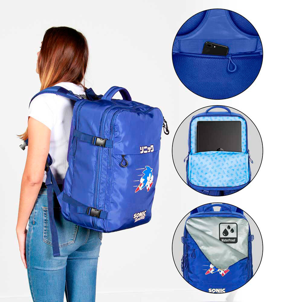 Imagen 3 de Mochila Sonic The Hedgehog 40Cm 2