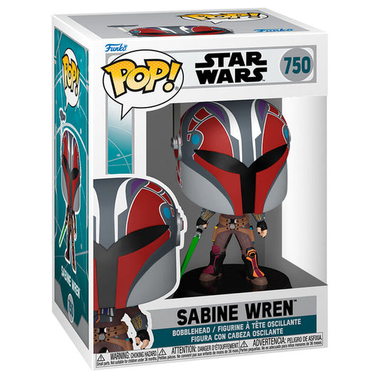 Imagen de Figura Pop Star Wars Sabine Wren parte de nuestra colección en Espadas y más, sitio oficial.