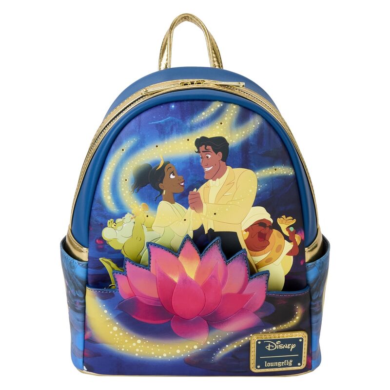 Imagen 1 de Mochila 15Th Anniversary Tiana Y El Sapo Disney Loungefly 26Cm