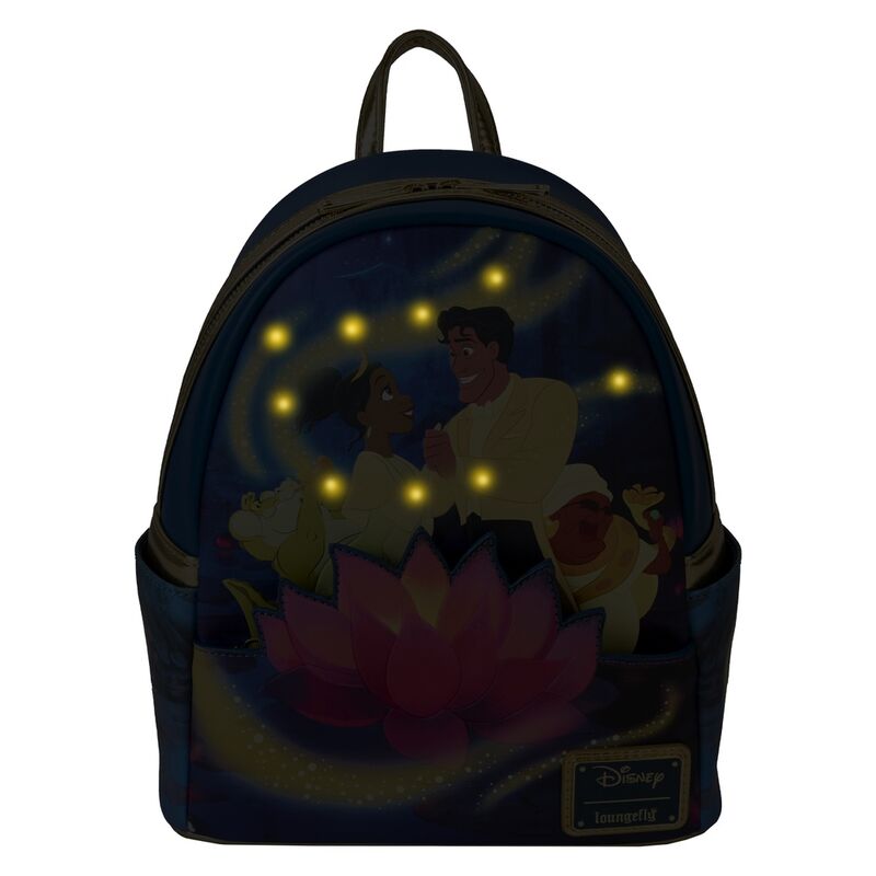 Imagen 3 de Mochila 15Th Anniversary Tiana Y El Sapo Disney Loungefly 26Cm