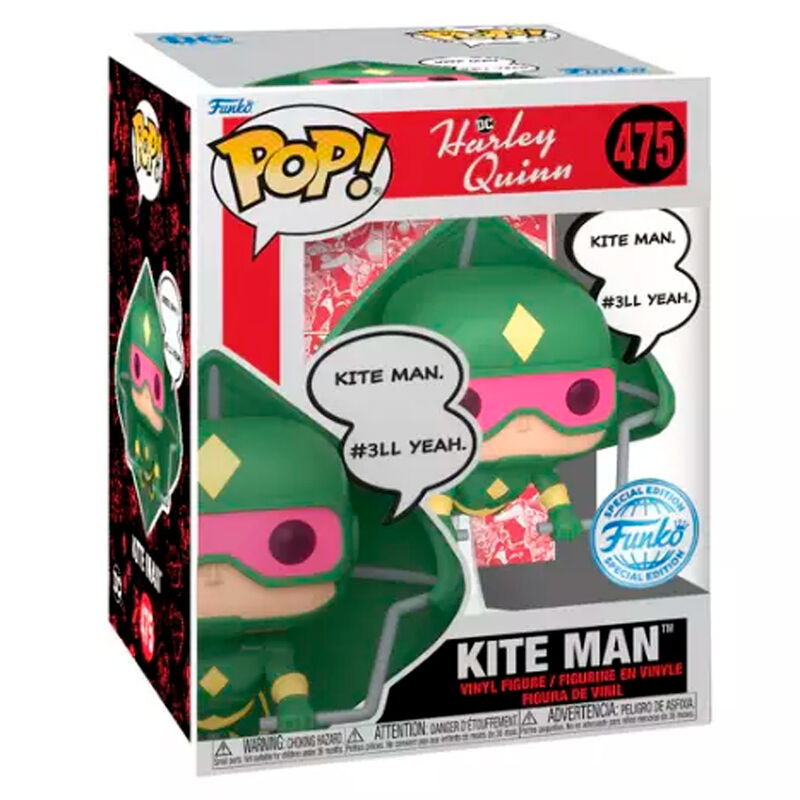 Imagen 2 de Figura Pop Deluxe Dc Comics Harley Quinn Kite Man Exclusive