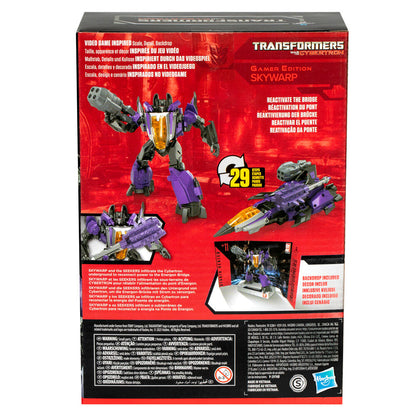 Imagen 5 - Figura Skywarp Studio Series Gamer Edition Cybertron Transformers 16,5Cm