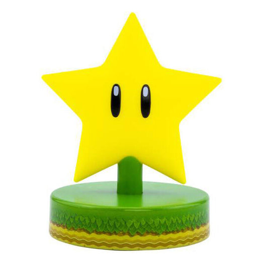 Imagen de Lampara Icons Estrella Super Mario Bros 12Cm parte de nuestra colección en Espadas y más, sitio oficial.