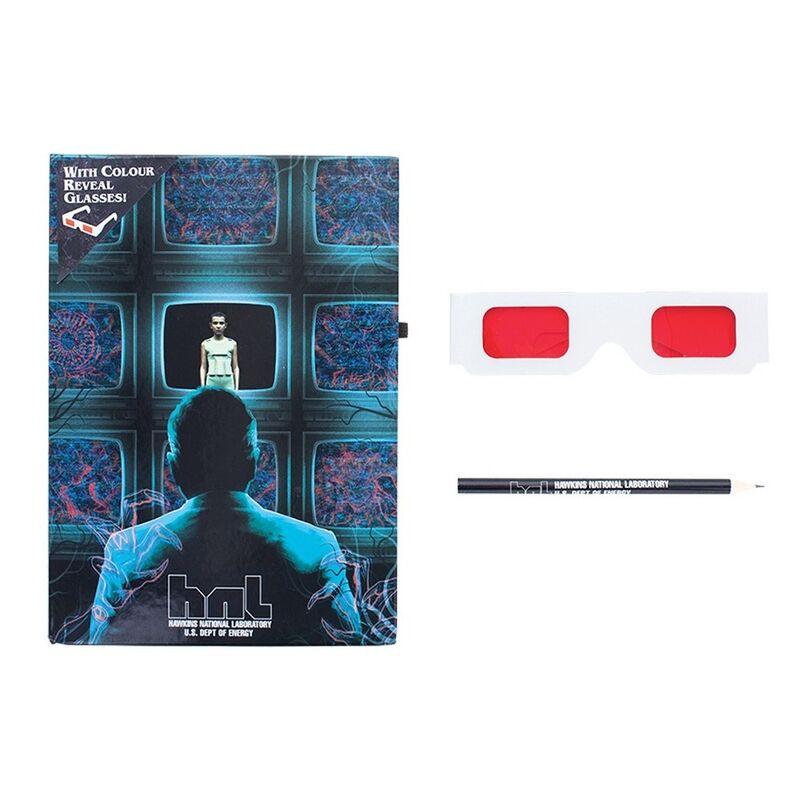 Imagen 2 - Set De Cuaderno A5 Y Lapiz Laboratori Stranger Things