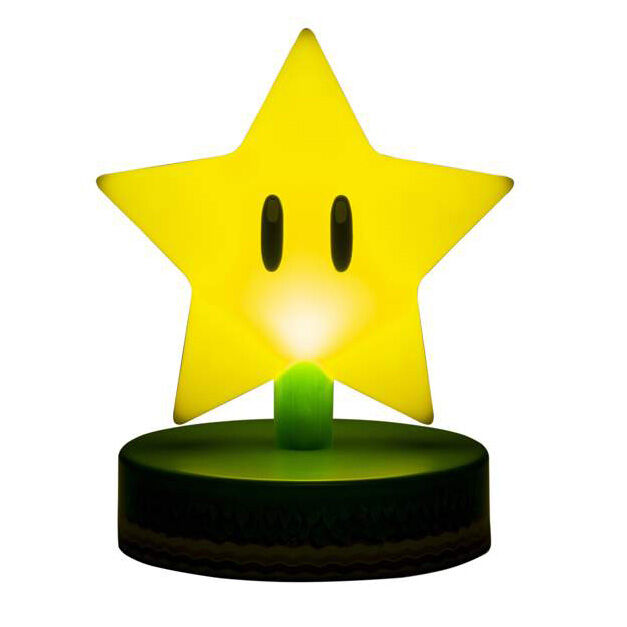 Imagen de Lampara Icons Estrella Super Mario Bros 12Cm parte de nuestra colección en Espadas y más, sitio oficial.