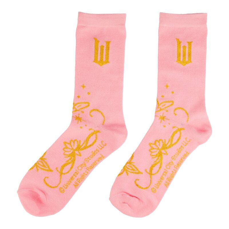Imagen de Set Taza De Cristal + Calcetines Glinda Wicked parte de nuestra colección en Espadas y más, sitio oficial.