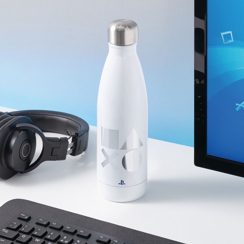 Imagen de Botella Acero Inoxidable Playstation Ps5 500Ml parte de nuestra colección en Espadas y más, sitio oficial.