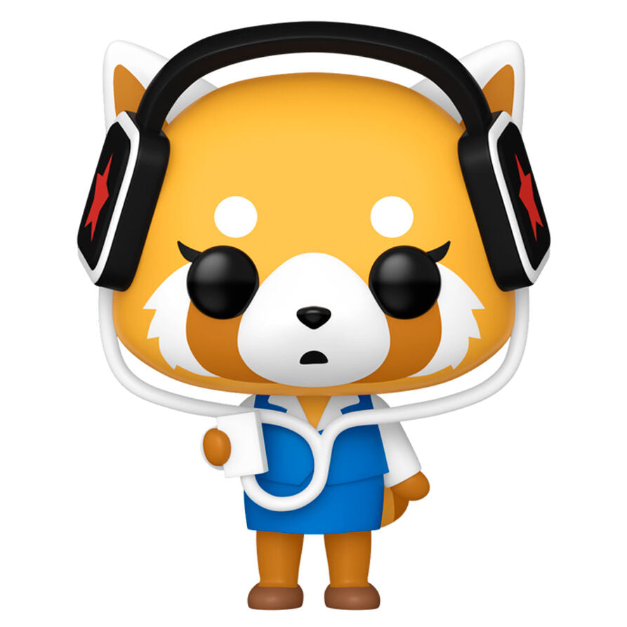 Imagen 2 - Figura Pop Aggretsuko - Aggretsuko With Headphones