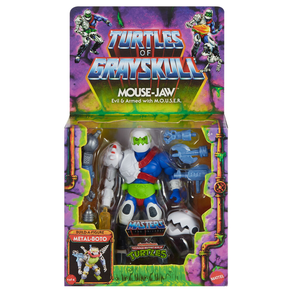 Imagen de Figura Mouse-jaw Turtles Of Grayskull Masters Of The Universe 14Cm parte de nuestra colección en Espadas y más, sitio oficial.
