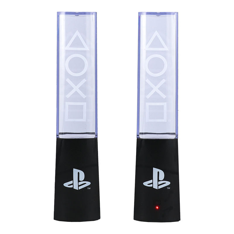 Imagen de Set 2 Lamparas Liquido Danzante Playstation 22Cm parte de nuestra colección en Espadas y más, sitio oficial.