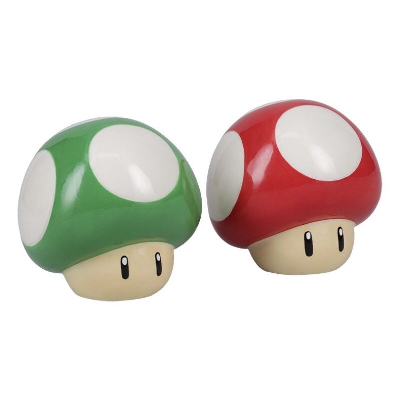 Imagen 1 - Set Salero Y Pimentero Setas Super Mario Bros 7Cm