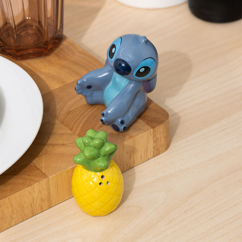 Imagen 2 - Set Salero Y Pimentero Stitch Disney 7Cm