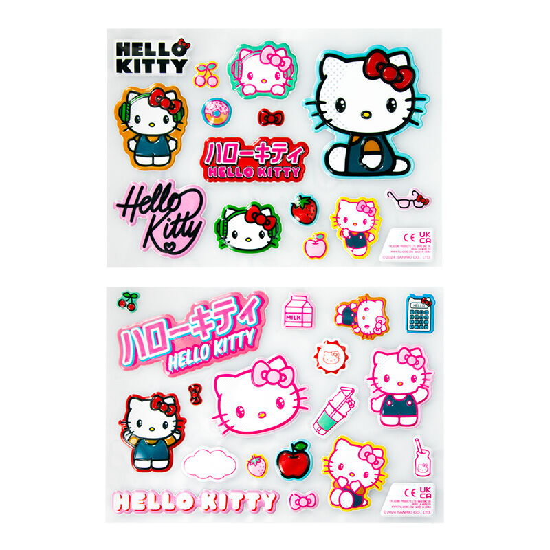 Imagen 1 - Blister Pegatinas Gadgets Hello Kitty