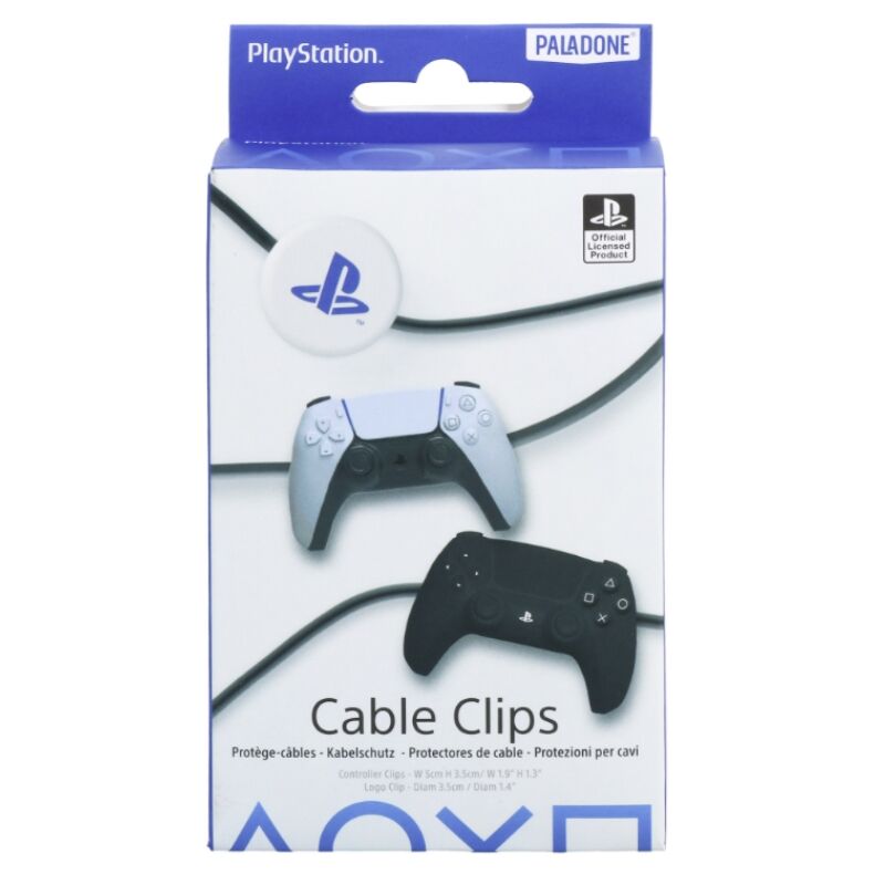 Imagen de Set 3 Clips Para Cables Playstation parte de nuestra colección en Espadas y más, sitio oficial.