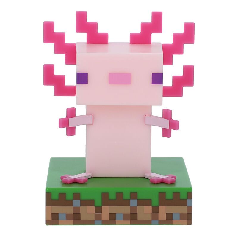 Imagen 1 - Lampara Icons Ajolote Minecraft 12Cm