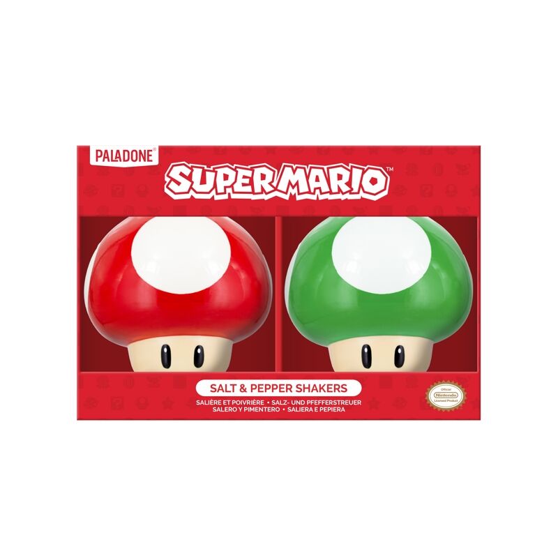Imagen 2 - Set Salero Y Pimentero Setas Super Mario Bros 7Cm