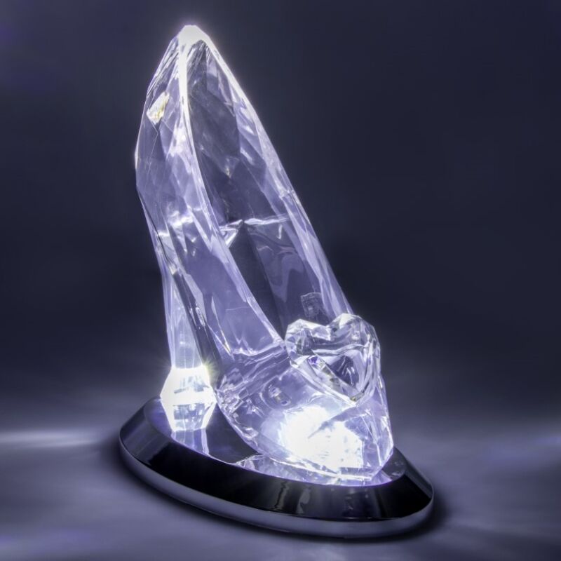Imagen 2 - Lampara 3D Zapato Cristal 19Cm