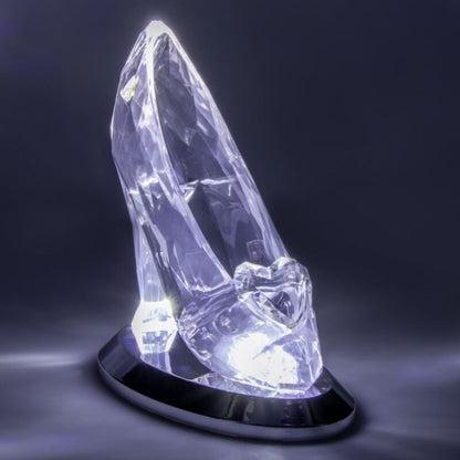 Imagen 2 - Lampara 3D Zapato Cristal 19Cm