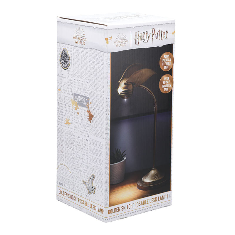 Imagen de Lampara Snitch Dorada Harry Potter 36Cm parte de nuestra colección en Espadas y más, sitio oficial.