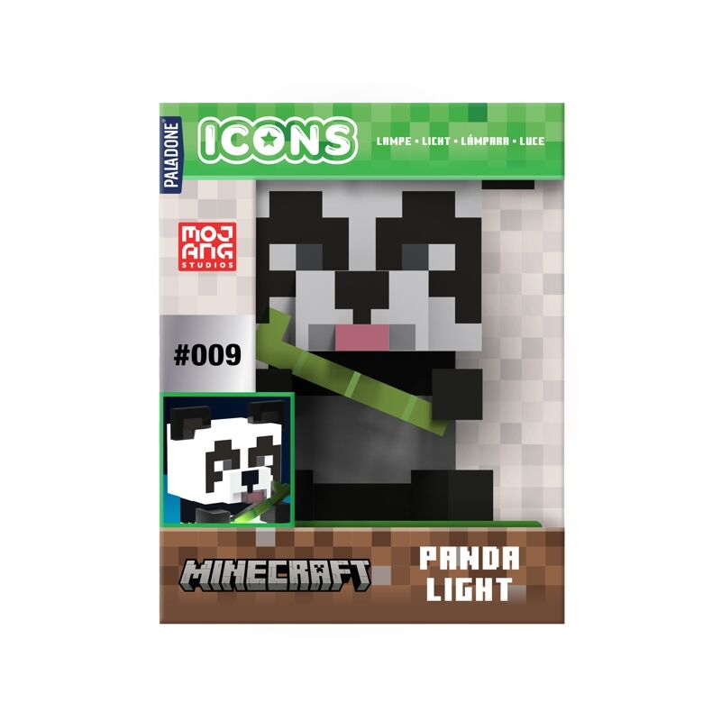 Imagen 2 - Lampara Icons Panda Minecraft 10Cm