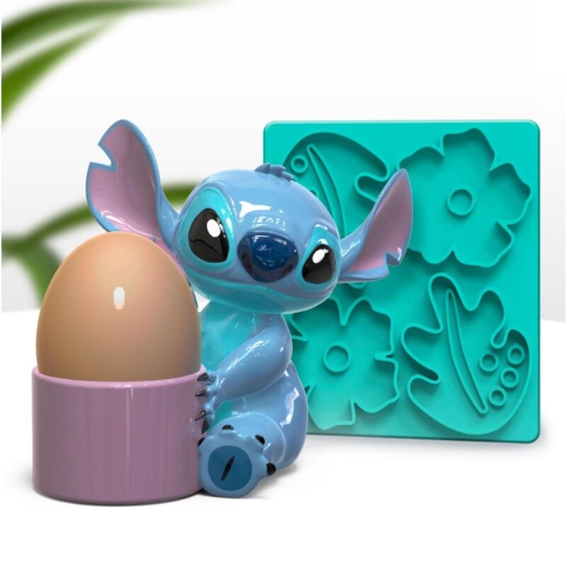 Imagen 2 - Set De Huevera Y Molde Stitch Disney